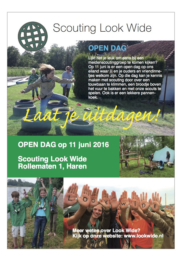 Open dag 2016 | | Scouting Wide, Haren en Groningen